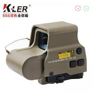 泥色558快拆全息瞄準20mm卡槽狙擊隱形瞄準鏡